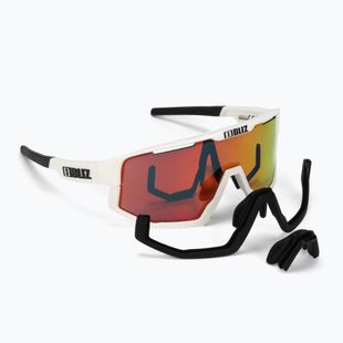 Ochelari de soare Bliz Fusion matt white/smoke red multi