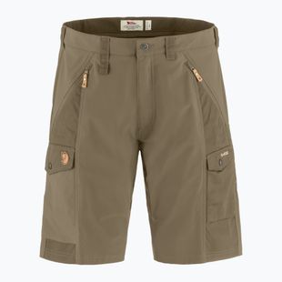 Pantaloni scurți de trekking pentru bărbați Fjällräven Abisko light olive