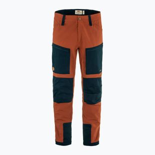 Pantaloni de trekking pentru bărbați Fjällräven Keb Agile autumn leaf/ dark navy