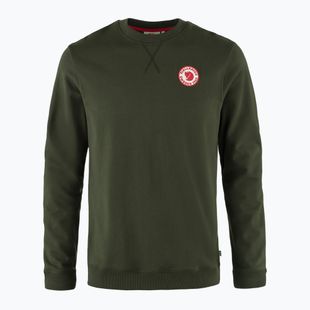 Bluză pentru bărbați Fjällräven 1960 Logo Badge Sweater deep forest