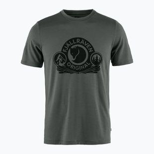 Tricou pentru bărbați Fjällräven Abisko Wool Classic basalt
