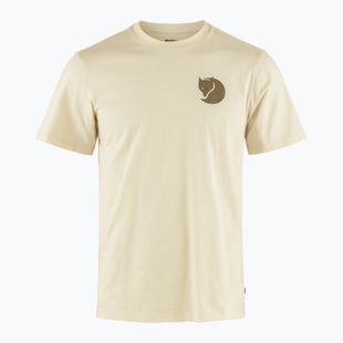 Tricou pentru bărbați Fjällräven Walk With Nature chalk white