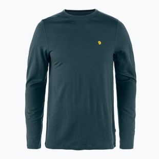 Longsleeve de trekking pentru bărbați Fjällräven Bergtagen Merino mountain blue