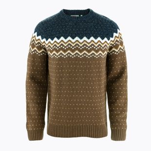 Pulover pentru femei Fjällräven Övik Knit Sweater dark oak/navy