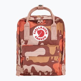 Rucsac de oraș Fjällräven Kanken Graphics Mini 7 l chalkrose/hidden animals