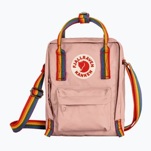 Pliculeț Fjällräven Kanken Rainbow Sling 2,5 l chalk rose/rainbow