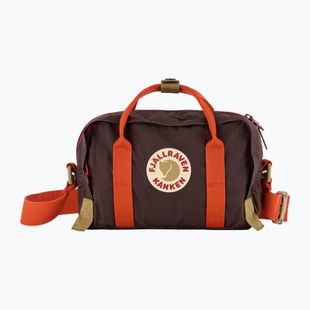 Borsetă Fjällräven Kanken Koncept 4 l black oak/rowan red