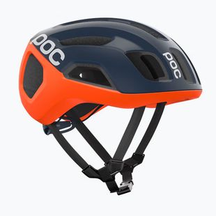 Cască de ciclism POC Ventral Air Mips apatite navy matt/orange matt/hydrogen white matt