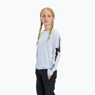 Longsleeve pentru copii POC Tee Jr hydrogen white