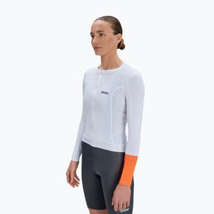 Longsleeve de ciclism pentru femei POC Cadence Jersey hydrogen white