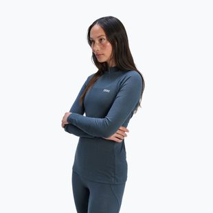 Bluză termică damă POC Layer Merino Mock Neck Jersey sylvanite grey