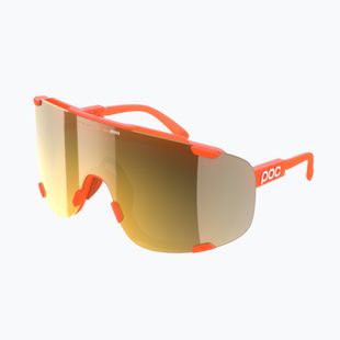 Ochelari de soare  POC Devour fl.orange translucent/clarity road/partly sunny gold