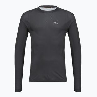 Ciclism bărbați cu mânecă lungă POC Motion Air Jersey uraniu negru
