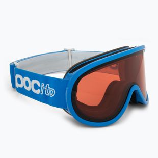 Ochelari de schi pentru copii POC POCito Retina Jr S2 fluorescent blue/partly sunny light orange