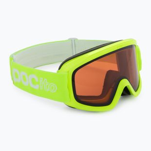 Ochelari de schi pentru copii POC POCito Opsin fluorescent yellow/green/partly sunny light orange