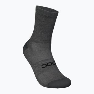 Șosete de ciclism POC Zephyr Merino Mid sylvanite grey melange