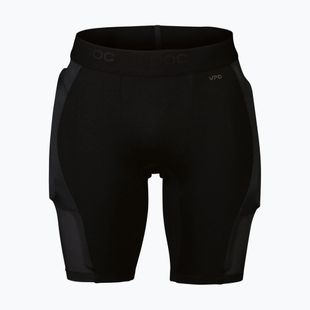 Pantaloni scurți de ciclism pentru bărbați cu protecții POC Oseus VPD uraniu negru
