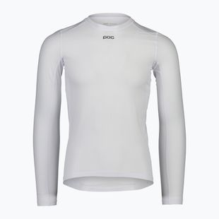 Maiou de ciclism pentru bărbați POC Essential Layer LS hydrogen white