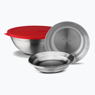 Set de vase turistice Primus CampFire Serving Kit silver