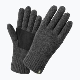 Mănuși de trekking pentru femei Pinewood Knitted Wool d.anthracite mel