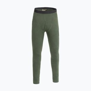 Pantaloni termici pentru bărbați Pinewood Abisko Merino Base Layer d.mossgreen