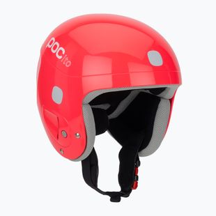 Cască de schi pentru copii POC POCito Skull fluorescent pink