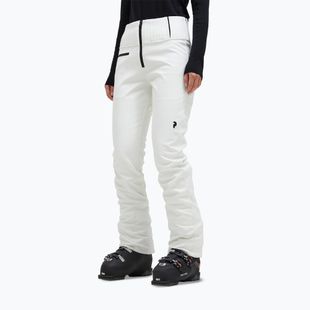 Pantaloni de schi pentru femei Peak Performance High Stretch off white