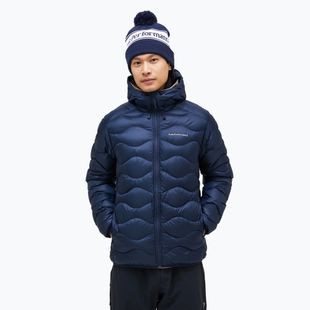 Geacă de puf pentru bărbați Peak Performance Helium Down Hood blue shadow