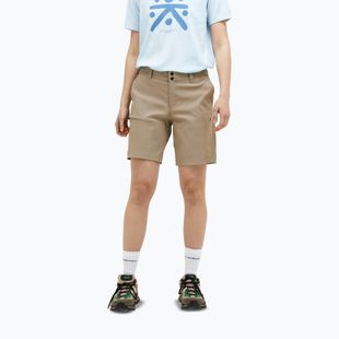 Pantaloni scurți de trekking pentru femei Peak Performance Iconiq avid/beige