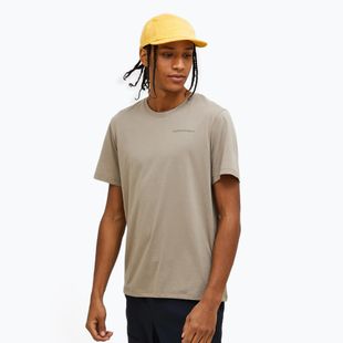 Tricou pentru bărbați  Peak Performance Explore Logo avid beige