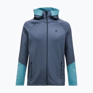 Bluză pentru bărbați Peak Performance Rider Essentials Zip Hood Mountain Mist/Deluded Vision