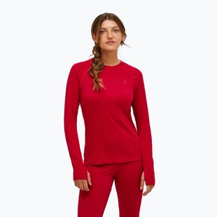 Bluză termică damă Peak Performance Spirit Crew tech burgundy