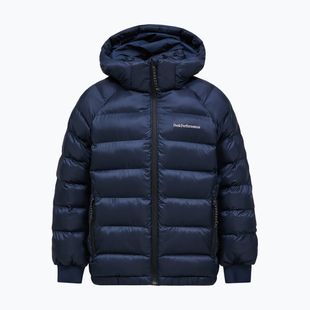 Geacă cu puf pentru bărbați Peak Performance Tomic Insulated Hood Jacket blue shadow