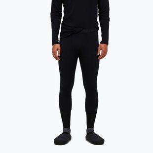 Pantaloni termoactivi pentru bărbați Peak Performance Magic 3/4 Johns Long Wool-Blend Baselayer black/black
