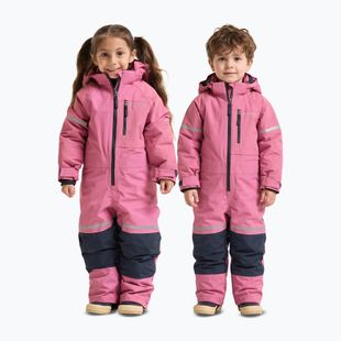 Combinezon de schi pentru copii Didriksons Falken K Coverall 2 heather pink