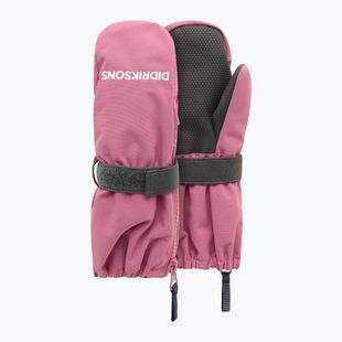 Mănuși de schi pentru copii Didriksons Biggles Zip Mitten 9 heather pink