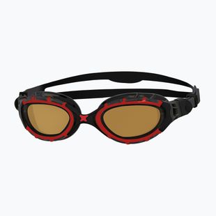 Ochelari de înot Zoggs Predator Flex Polarized Ultra red/black/polarized cooper