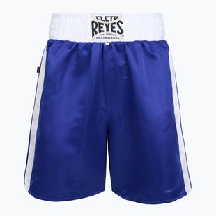 Pantaloni scurți de box pentru bărbați Cleto Reyes Satin blue/white