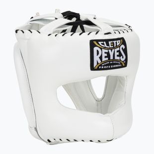 Cască de box Cleto Reyes With Pointed Face Nylon Bar white