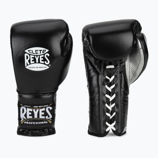 Mănuși de box Cleto Reyes Traning Thumb black/silver