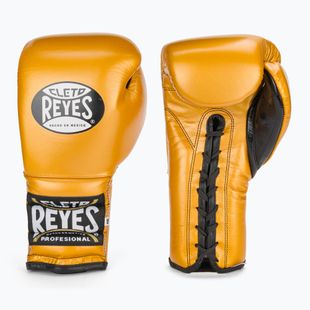Mănuși de box Cleto Reyes Lace Up Sparring gold
