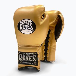 Mănuși de box Cleto Reyes Lace Up Sparring gold