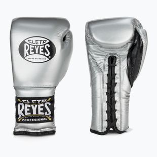 Mănuși de box Cleto Reyes Lace Up Sparring silver