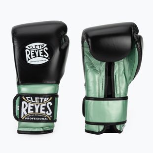 Mănuși de box Cleto Reyes Boxing Gloves With Hook green metallic / black