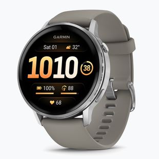 Ceas Garmin Venu 4 45 mm sliver/silver gray