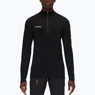 MAMMUT Tricou de trekking pentru bărbați Aenergy ML Half Zip Pull negru