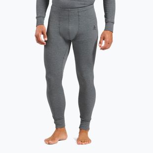 Pantaloni termoactivi pentru bărbați ODLO Active Warm Bl Bottom Long odlo steel grey melange
