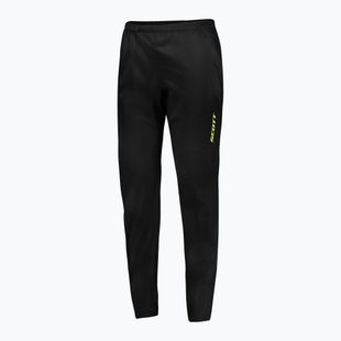 Pantaloni de alergare pentru bărbați Scott RC Run Waterproof black/yellow