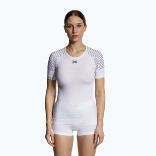 Tricou termoactiv pentru femei X-Bionic Invent 4.0 Lt Shirt Arctic White/Dolomite Grey