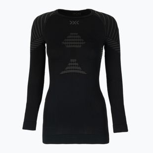 Bluză termică damă X-Bionic Invent 4.0 LS black/charcoal